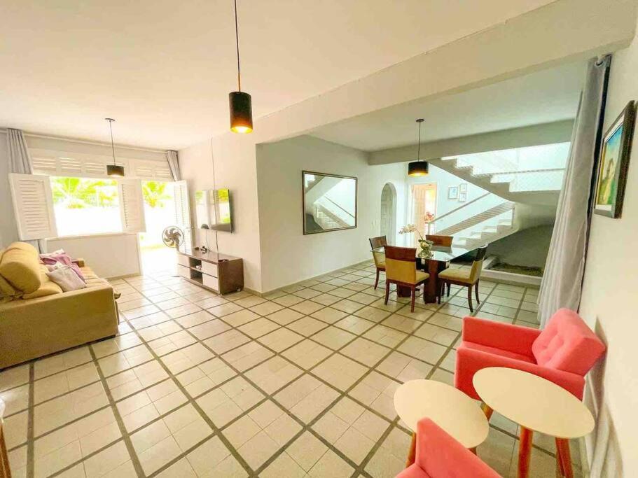 Casa A 170M Da Praia Com Vista Para O Mar イリェウス エクステリア 写真