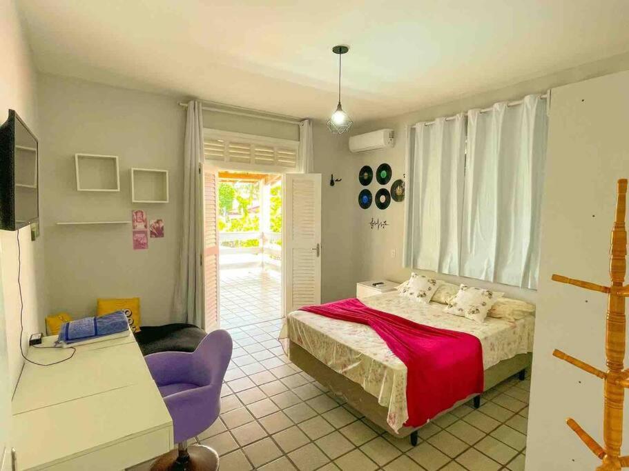 Casa A 170M Da Praia Com Vista Para O Mar イリェウス エクステリア 写真